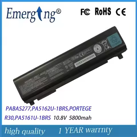 10.8V New Laptop Battery for Toshiba PABAS277 PA5162U-1BRS PORTEGE R30 R30-AK03B R30-A-137 R30-A-19Q