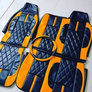 Sarung jok mobil mitsubishi canter HDL 136 model terbaru bonus sarung stir / lapis jok HDL / cover j
