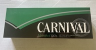 Today only  CARNIVAL BLACK menthol per ream original 10 pack ream snack