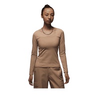 Áo Thun Polo Nike Jordan Long-Sleeve Top Desert Women - Khaki
