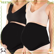 NEXTMY Women Pregnant Belts, Back Pressure-Reduction Breathable Pregnancy Brace Belt, Soft Elastic N