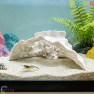 QBK6Q Fish Shrimp Hide Caves, 3D Printing Spacious Interior Aquarium Cave, Hide Cave Underground Tun