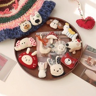 Handmade Boho Korean Animal Brooch Cute Cartoon DIY Outfit Decor Accessories