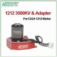 NEEBRC 1212 3500KV Outrunner Rotor Motor Brushless 1-3S With Motor adapter For TRX4M SCX24 FMS FCX18