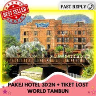 [PAKEJ PROMO] 3D2N HOTEL LOST WORLD TAMBUN + BREAKFAST + TICKETS