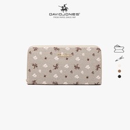 David jones Paris long wallet for women ladies branded purse girls card holder woman leather pouch