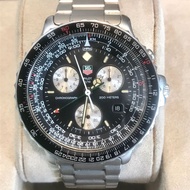 TAG HEUER pilot chronograph original jam tangan  pria second authentic