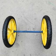 300-18壓花實心輪 手推車輪胎 搬運工具腳輪圓管橡膠輪