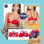 [Size 32B/B70 - 78] Sexy Illutions Side Smoothing Women's Underwear, Breast Enhancement-Lipstick