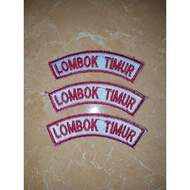 Embroidered Kwarcab Badge East Lombok Kwarcab Bed/ East Lombok Location Badge/ East Lombok Embroider