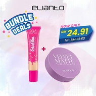 Elianto Skin Tint Foundation + Velvet Matte Compact Powder