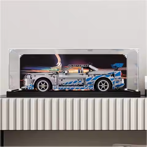 Acrylic Display Box for Lego 42210 Fast and Furious Racing Model, Display Box Storage Box Display Ca