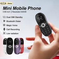 SERVO X18 Car Style Mini Mobile Phone 2 SIM Standby Magic Voice Blacklist Call Recording Bluetooth D