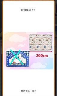 日本直送景品。星之卡比毯子