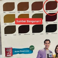 CAT KAYU DAN BESI AVIAN PUTIH HITAM COKLAT 1/2 KG CAT PAGAR LIS 0.5 LT