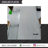 Plafon PVC Tebal 8 mm Panjang 6M Motif Elegan Minimalis - YV 804