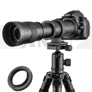 JINTU 420-800mm f/ 8.3 Telephoto Lens Manual focus for Canon EOS 60D 77D 70D 80D 90D 650D 750D 800D 