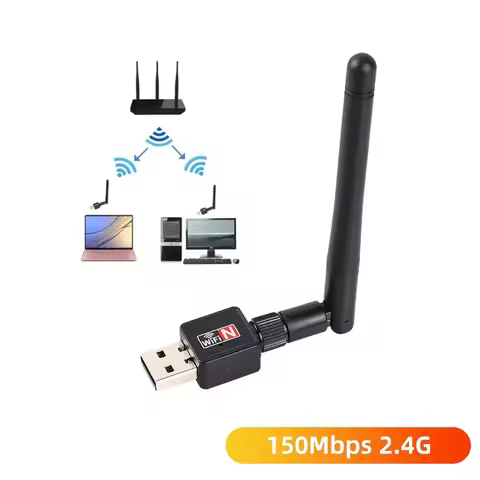 USB WiFi Adapter 150Mbps 2.4GHz Antenna USB 802.11n/g/b Ethernet Wi-Fi dongle USB LAN Wireless Netwo