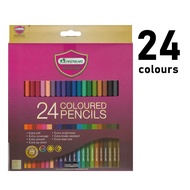 MASTERART | COLOUR PENCIL | DHAS MASTERART COLOUR PENCIL ( + Sharpener ) ( 24 pcs - Long "F24" )