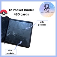 (SG) Premium 12-Pocket Zip Binder Card Album (480 Cards) TCG Album