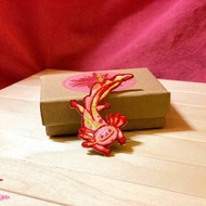 六角恐龍Hobby刺繡別針