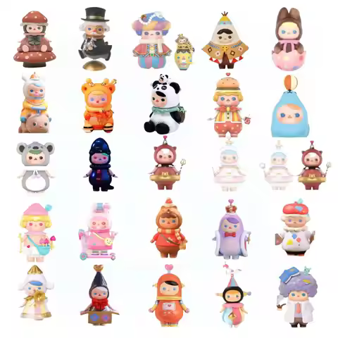 In Stock Authentic POP MART Pucky Anime Action Figures Blind Box Kawaii Elf Hanging Card Dolls Toys 