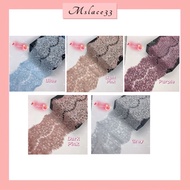 Eyelash Lace | Border Lace | Eyelash Border Lace  Double Layer | Renda Baju Cantik | Border Lace Mur
