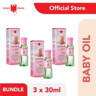 3x - Eagle Brand Eucalyptus Baby Oil 30ml