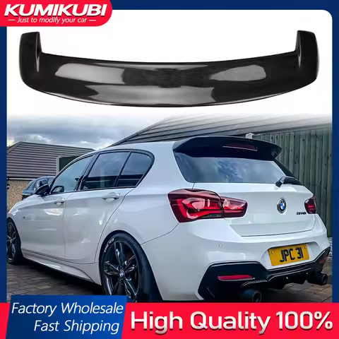 3D Carbon Fiber Car Rear Roof Spoiler Wings For BMW 1 Series F20 F21 116i 118i 120i 135i M135i M140i