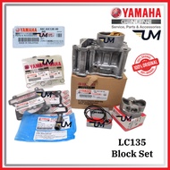 100% ORIGINAL YAMAHA 57MM FZ150 FZ150i CERAMIC CYLINDER BLOCK SET LC135 Y15Z FZ V8 FI 4S 5S 135LC HL