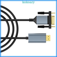 To VGA Converter Cable 1080P@60Hz For Monitor Video Transmission
