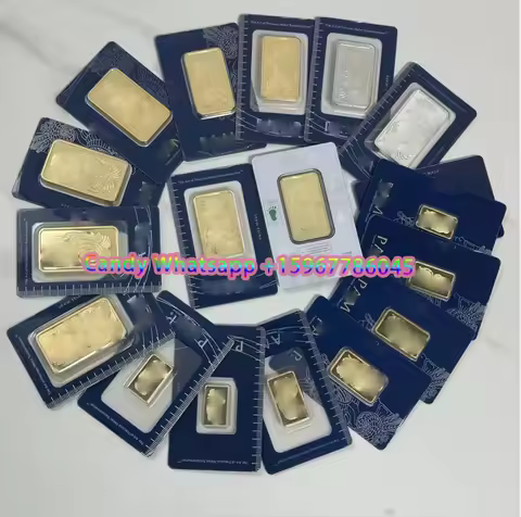 1oz Switzerland Gold Bar Silver Bar PAMP Suisse Lady Replica Bullion Gold Coin Gifts