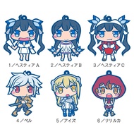 Rubber Mobile Phone Strap Bell&Hestia&Ais&Lili -Danmachi [Danmachi -Rubber Set- Bell&Hestia&Ais&Lili