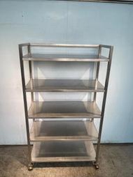 【新竹2手家具】推薦永茂二手傢俱*A042513*白鐵層架*置物櫃 餐櫃 斗櫃 書櫃 收納櫃 展示櫃 酒櫃 電視櫃 高低