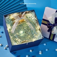 Besee | ขวดแก้วพับได้ Lucky Star พร้อมปิดด้วยไม้