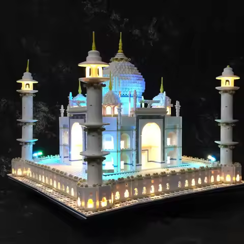 LED Lighting Set Suitable for LEGO Architectural Series Taj Mahal Street View 10189 (Not Including B