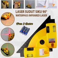 SN Alat Ukur Sudut Siku Kelurusan Lantai Permukaan 90 Derajat – Laser Pembuat Siku - Laser Untuk Pas