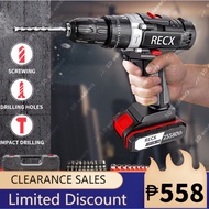 ❇┇Cordless Drill Impact Hammer 2Speed  Electric Rechargeable 1200MAH  HandDrill Home Screwdriver Too