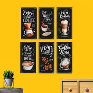 Cafe Wall Decoration Wooden Poster Display Room Decoration Wall Decor Coffeeshop Aesthetic