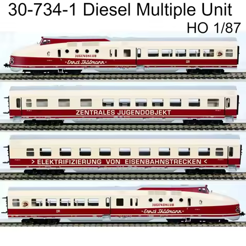 KATO HO Type 1/87 Train Model 30-734-1 Diesel Multiple Unit (DMU) 4-car Simulation Version Train Set