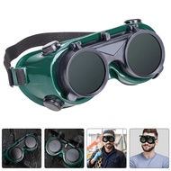 Double Round Welding Goggles / Welding Safety Glasses / Grinding and Welding Open and Close Welding 