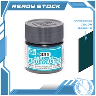 Mr Hobby H331 - Aqueous Color (10ml) - Dark Seagray BS381C/638
