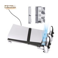 For  Pro/PS 5 Slim Game Horizontal Stand Game Charger Stand forPS5 withDual Controller Charge Game A