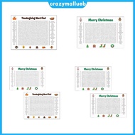 Thanksgiving Word Search Poster Giant Poster-Size Word Search 36x24 Inch Christmas Word Search Poste