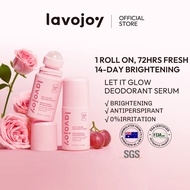 | lavojoy Let It Glow Deodorant Serum | 72hrs Freshness antiperspirant
