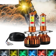 CCZedo Motorcycle Headlight Ba20d/H6/P15d/H6m/H4 Led Bulb 6000k 120w High-Power 12000lm High Brightn