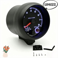 UMISTYDREAM9IQ0 Tachometer Gauge, 12V 3.75 Inch Automotive Tachometer Kit, Adjustable Digital RPM Ta