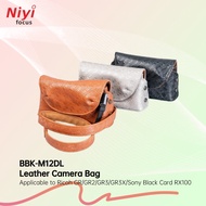 PU Leather Camera Bag Retro Portable Pouch Case Compact With Shoulder Strap for Ricoh GR GR2 GR3 GR3