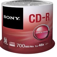 Cd-r SONY /CD R SONY Contents 50pcs CD R Empty original