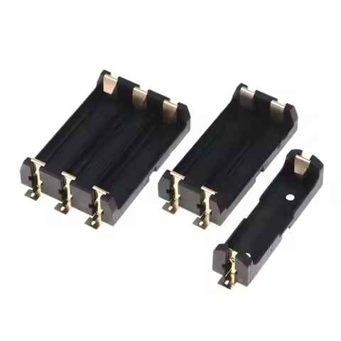»1PCS Black AA SMT Battery Holder SMD Battery Case AA Battery Box 1/2/3 Slot AA SMT Battery AA Batte